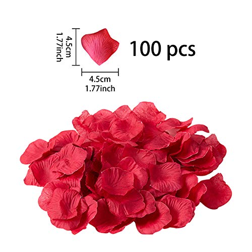 1000pcs pétalos de rosa artificiales de seda,pétalos de Rosa de Seda Artificial artificiales Pétalos de rosa Pétalos de rosa artificiales para bodas Compromisos Decoración de mesa Decoración de fiesta