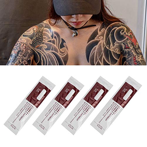 100Pcs / Bag Safe, Efectivo, Crema para tatuaje, Crema para el cuidado del tatuaje + Producto para el cuidado posterior del tatuaje para hidratar la piel. Protección contra el tatuaje para la piel.