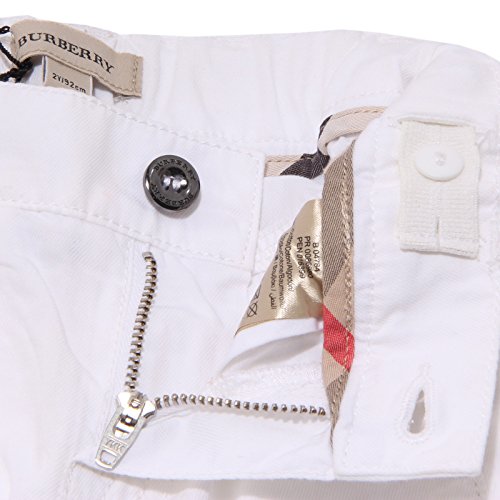 1769S pantalone bimbo BURBERRY bianco pantalone pant trouser kid [4 YEARS]