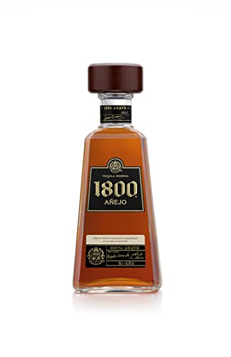 1800 - Tequila 1800 Añejo 700ml, 38º - Tequila Añejo Premium 100% Agave Azul – Auténtico tequila tradicional