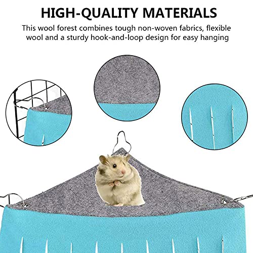 2 Pcs Escondite de Animales Pequeños para Mascotas Hamaca de Tienda de Hámster Animales Pequeños Tienda Jaula Escondite Hámster Accesorios para Jaulas para Mascotas Ardilla Hurón Conejito Chinchilla