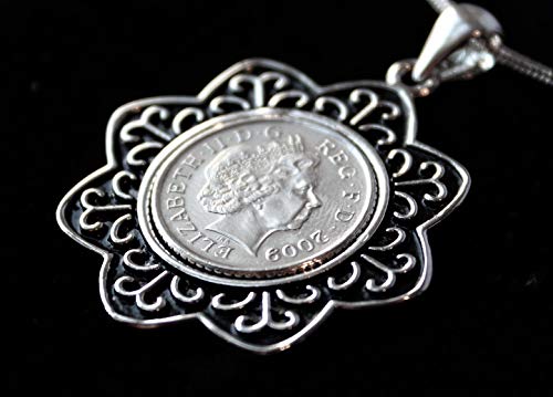 2009 Inglés pendant- perfecto 8th aniversario Gift- 100% garantía de satisfacción