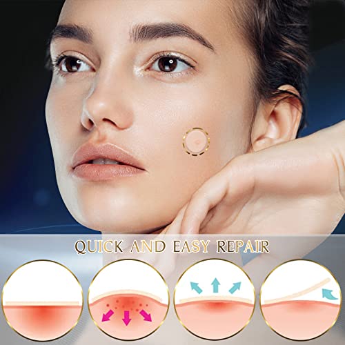 252 piezas de Parches Acne para Espinillas, uso Diurno y Nocturno, 2 en 1, Parch Hidrocoloid Acne Invisibles, Pegatinas para Tratamiento de Manchas, Parche de Curación Eficaz Para Granos (8mm&12mm)