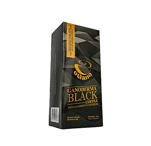 3 cajas de eGano Ganoderma Black Coffee - Café instantáneo con extracto de Ganoderma Lucidum (30 sobres x 3,5 g / caja)