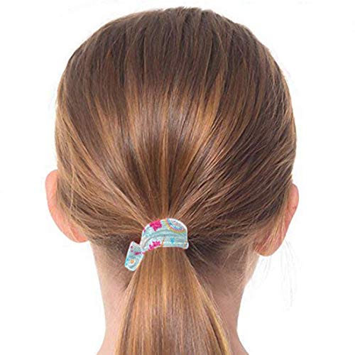 30 Piezas Lazo Elástico para El Cabello, Lazos para El Cabello de Seda Suave, Cintas Elásticas Sin Arrugas, Accesorios de Peinado, Soporte para Cola de Caballo para Mujeres,Niñas (Mezcla de Colores)II