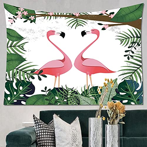 3D HD Inkjet Flamingo Series Tapiz Manta Sala de estar Dormitorio Decoración Tela de fondo Tela colgante Colgante de pared A4 100X150CM