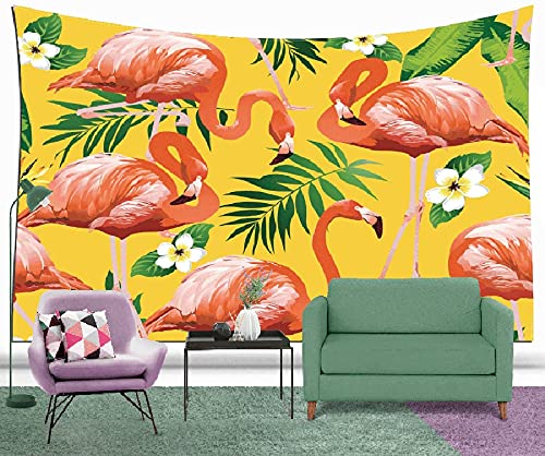 3D HD Inkjet Flamingo Series Tapiz Manta Sala de estar Dormitorio Decoración Tela de fondo Tela colgante Colgante de pared A4 100X150CM