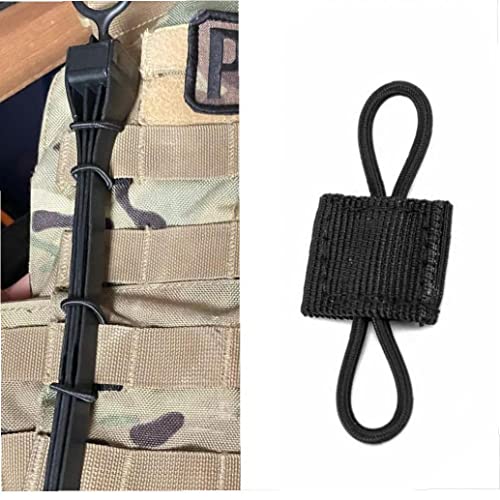 4 Unids Molle Táctico Molle Elástico Cinta Hebilla Táctica Monedero Retenedor Hebilla Molle Molle Mochila Chaleco Accesorios