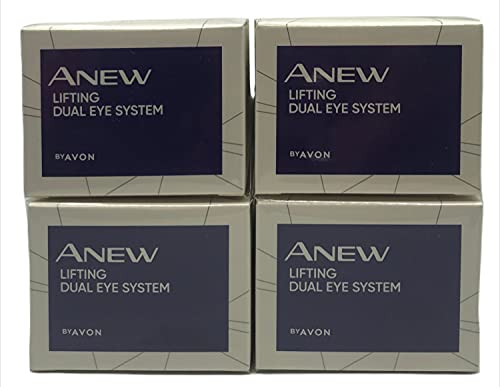 4 x AVON Anew Clinical Lift & Firm Sistema Dual Reafirmante Para Contorno De Ojos 20ml SET !