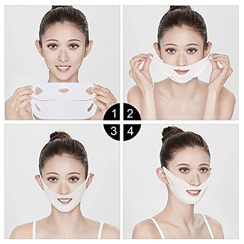 5/10/15/20Pcs v Line Lifting Mask, v Shaped Slimming Face Mask Double Chin Reducer (10 pcs)