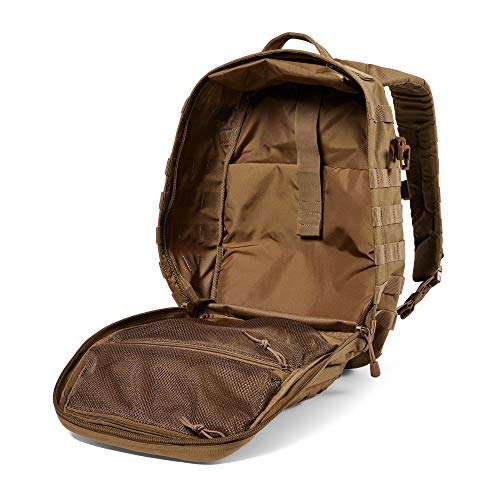 5.11 Mochila Táctica Rush 12 2.0 – Mochila Militar Molle, CCW Portación Oculta y Compartimento para Ordenador Portátil, 24 litros, Pequeña, Estilo 56561 – Color Canguro