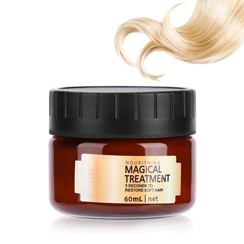 60ml Máscara Mágica para el Cabello Tratamiento Nutritivo Suave y Suave Reparación Daño Profesional