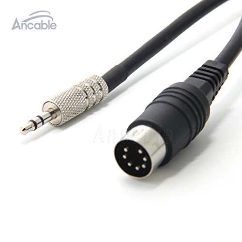 7 Pin DIN Estéreo Macho a Macho de 3.5mm Cable 1M,Ancable Midi 7Pin Cable Audio Conexión Compatible con MP3 PC TV Android to Bang & Olufsen B&O Naim Quad Sistemas Estéreo