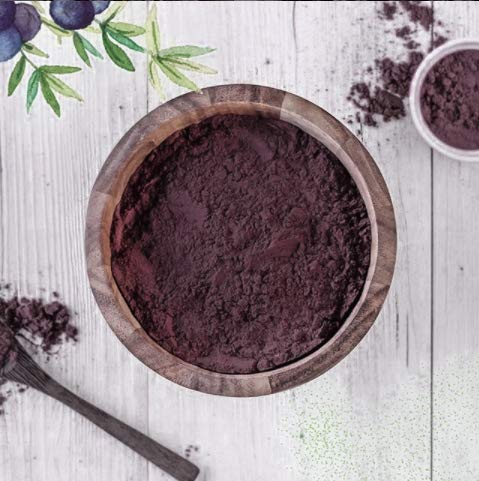 Açaí Ecológico en Polvo, Açaí Berry Organic Powder Biológico Orgánico, Bayas de Acai Organico en Polvo. Hecho con la Pulpa de Açaí, Superalimento de Cultivo Nativo de la Amazonia… (200g)