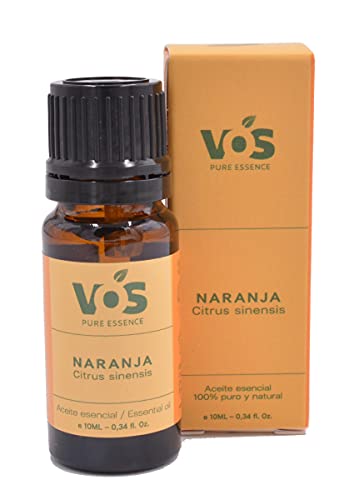 Aceite esencial de Naranja -100% Puro y natural - Para tonificar la piel, aporta equilibrio y fortaleza a la mente, estimula sistema circulatorio - 10 ml