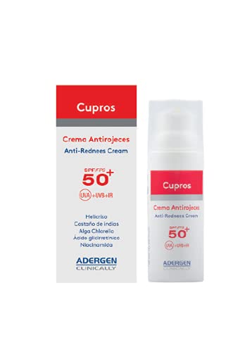 Adergen Cupros Crema Anti-rojeces SPF50+ 50ml.