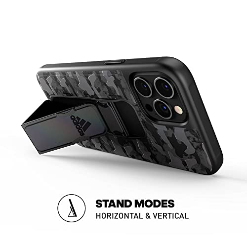 adidas 42453 Funda diseñada para iPhone 12 Pro MAX 6.7, con Correa de Mano, Funda a Prueba de caídas, Bordes elevados, Color Negro