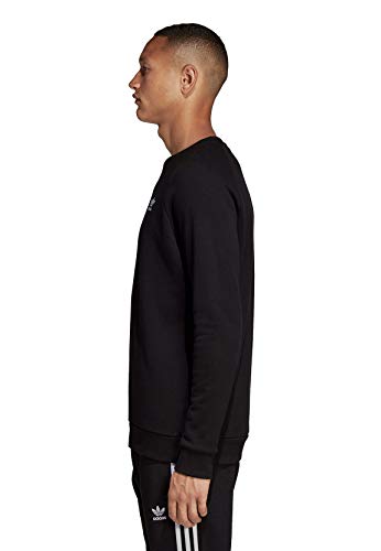 adidas Essential Crew Sudadera, Hombre, Black, XS