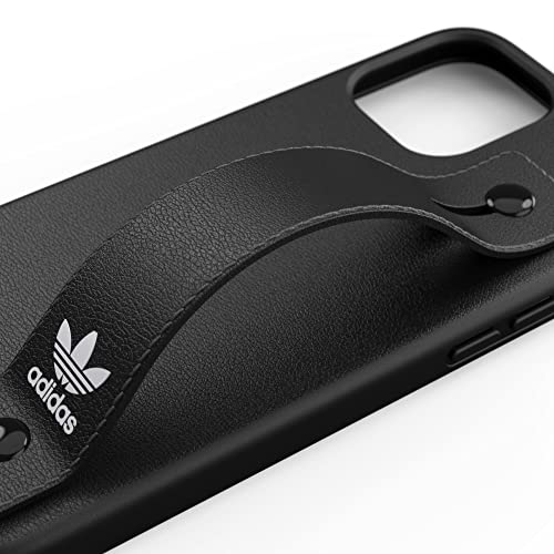 adidas EX7990 Funda diseñada para iPhone 12 ProMax6.7, Correa de Mano, Fundas anticaídas, Bordes elevados, Funda Original, Color Negro