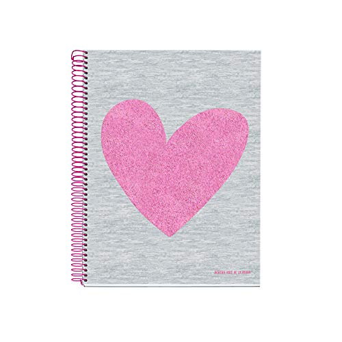 Agatha Ruiz de la Prada 46128 - Cuaderno A4, 120 Cuadrícula Love