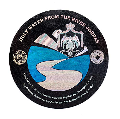 Agua del río Jordán para bautizos Certificada