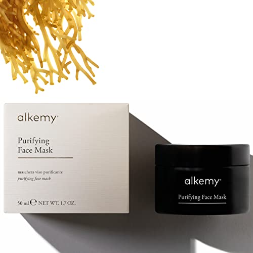 ALKEMY Mascarilla Facial Hidratante y Purificante – Cosmética natural - anti Puntos Negros y Poros dilatados para una Limpieza Profunda – Dermatológicamente Testado - PURIFYNG FACE MASK