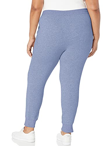 Amazon Essentials French Terry Jogger Sweatpant Athletic-Pants, Light Indigo Heather, US M (EU M - L)