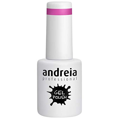 Andreia Esmalte de Uñas de Gel Semipermanente - Color 255 Púrpura - Sombras de Roja - 10,5 ml