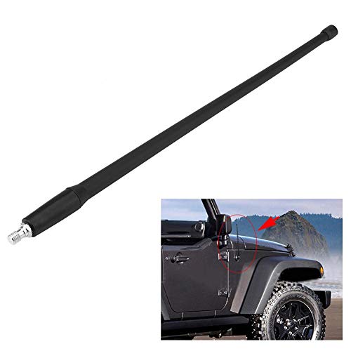 Antena de automóvil Delaman Reemplazo de Antena Aérea de 13 Pulgadas para Jeep Wrangler JK JKU JL 2008-2017