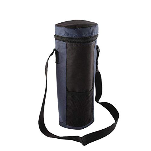 AoJuy Agua Enfriador de Botella Bolso Tote Aislante Soporte Transportador Funda para Viaje - Azul