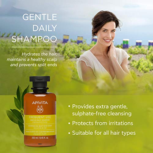 Apivita Gentle Daily Shampoo With Chomomile & Honey 250 ml