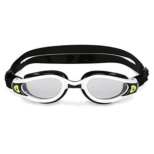 Aqua Sphere Kaiman Exo Gafas de natación, Unisex Adulto, Blanco/Negro, Talla única