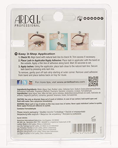Ardell Kit Fashion Lash Starter #101 | Kit De Iniciación De Pestañas Postizas | Fácil Aplicación | Incluye Pestañas, Aplicador y Adhesivo