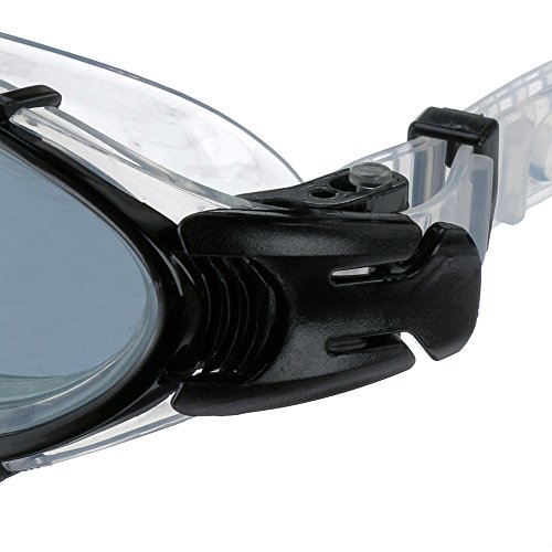 ARENA Nimesis Crystal M Gafas de Natación, Unisex Adulto, Negro/Transparente (Smoke), Universal