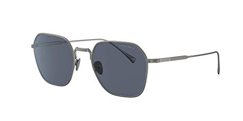 Armani 0AR6104 Gafas, Gris, 53 para Hombre