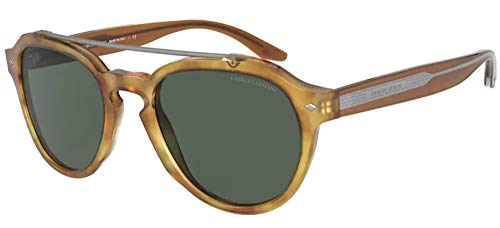 Armani 0AR8129 Gafas, Amarillo Habana, 52 para Hombre