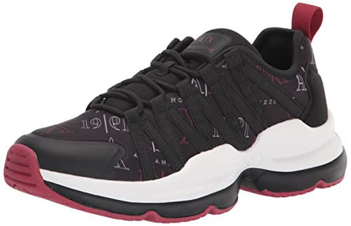 Armani Exchange Red Sole, Zapatillas Hombre, Blanco Rojo Negro, Medium EU