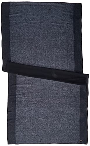 Armani Exchange Scarf Bufanda, Nero-Black, Talla única para Mujer