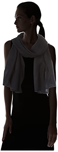 Armani Exchange Scarf Bufanda, Nero-Black, Talla única para Mujer