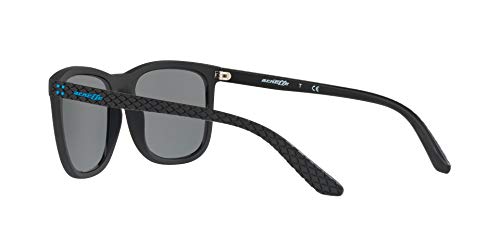 Arnette 0AN4240 01/55 56 Gafas de Sol, Negro (Matte Black/Blueemirrorbluee), Hombre