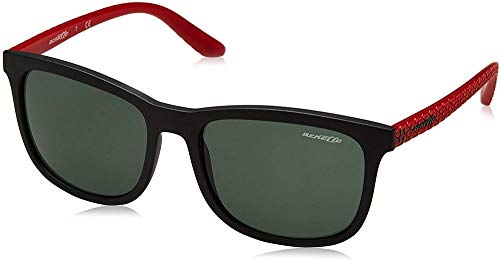 Arnette 0AN4240 250671 56 Gafas de Sol, Negro (Matte Black/Green), Hombre