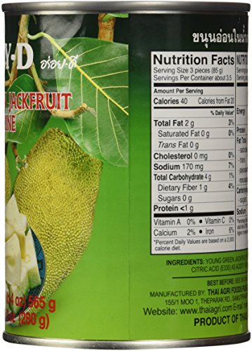 Aroy-D Young Green Jackfruit In Brine 20 oz