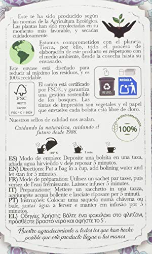 Artemisbio Te Blanco Fair Trade Eco Bolsitas 20 Filtros, 28g