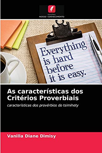 As características dos Critérios Proverbiais: características dos provérbios do tsimihety