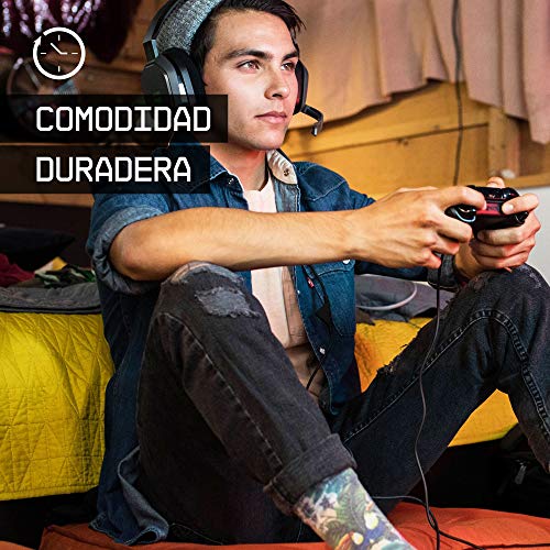 ASTRO Gaming A10 Auriculares alámbricos, ligeros y resistentes, ASTRO Audio, clavija de 3.5mm, para Xbox Series X y S, Xbox One, PS5, PS4, Nintendo Switch, PC, Mac, móvil - Negro/Verde