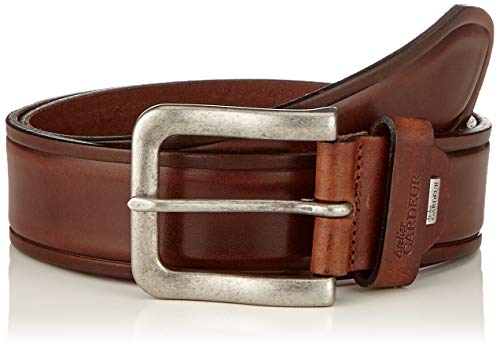 Atelier GARDEUR Hg-001 Cinturón, Marrón (Dunkel Braun 28), 85 CM para Hombre