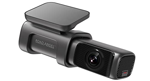 Aura HD4 by Road Angel Dash CAM, 4K UHD 140° Camera, 30fps, 64GB Storage, with Super Night View, Built-In Wi-Fi, GPS, Real Parking Mode, Black
