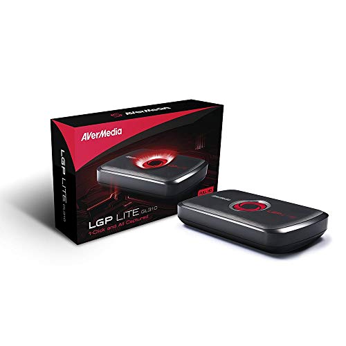 AVerMedia GL310 Live Gamer Portable Lite - Capturadora, YouTube y Twitch, HD 1080p, codificador de hardware, streaming de juegos de juegos y captura de juegos para PS4, Nintendo Switch