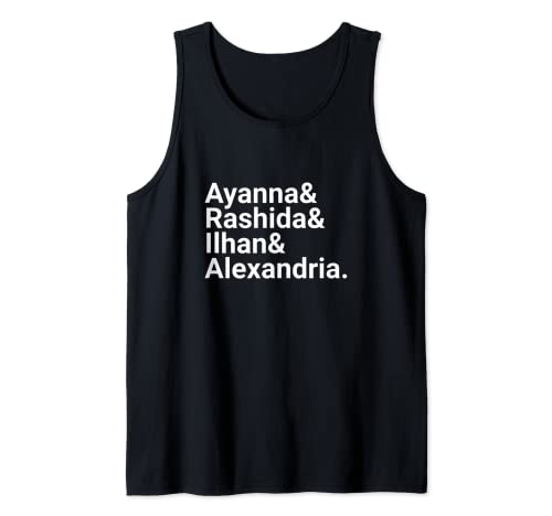 Ayanna, Rashida, Ilhan, and Alexandria Congress Squad Estados Unidos. Camiseta sin Mangas