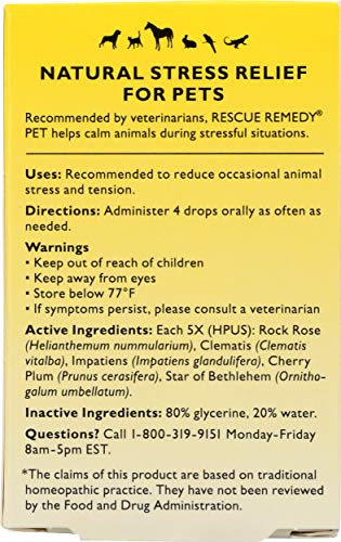 Bach Pet Rescue Remedy, 10 ml